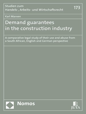 cover image of Demand guarantees in the construction industry